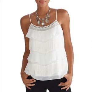Tiered Fringe Embellished Cami